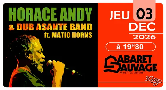 Visuel de l’annonce : Horace Andy & The Dub Asante Band ft. Matic Horns