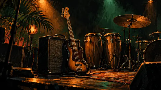 Illustration d’ambiance musicale